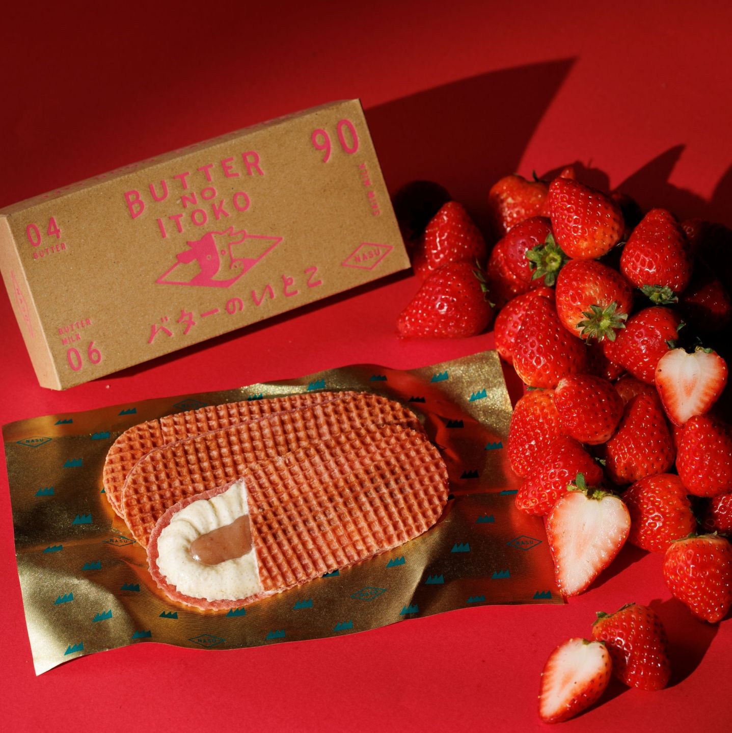 バターのいとこ いちご 3枚入り