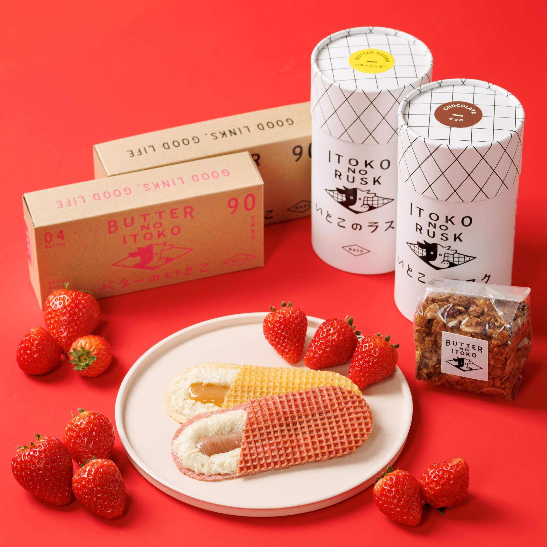 【季節限定/数量限定】バターのいとこ詰め合わせ（ミルク味・いちご味）