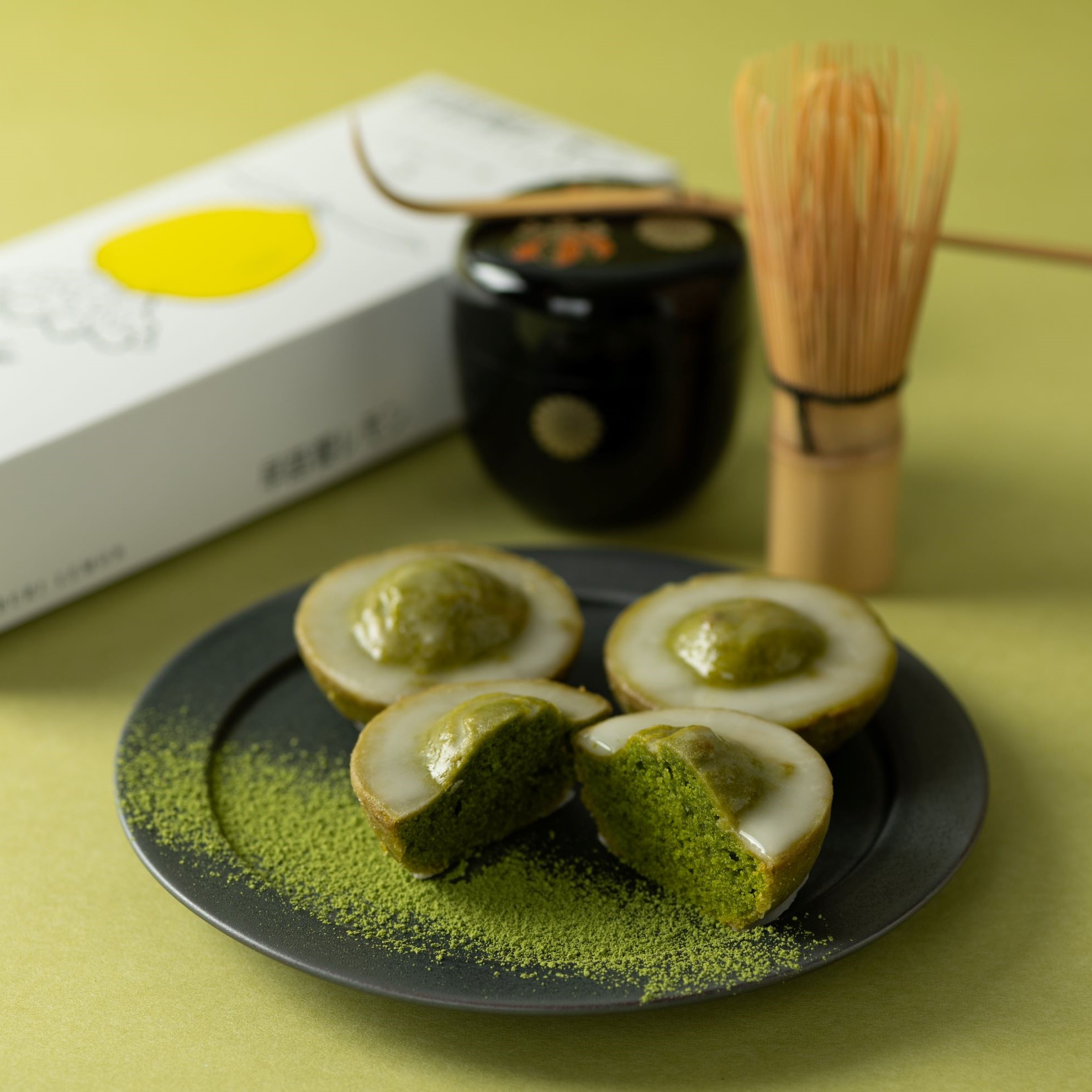 早苗饗レモン (さなぶりれもん） レモンケーキ  | 抹茶  3個入り