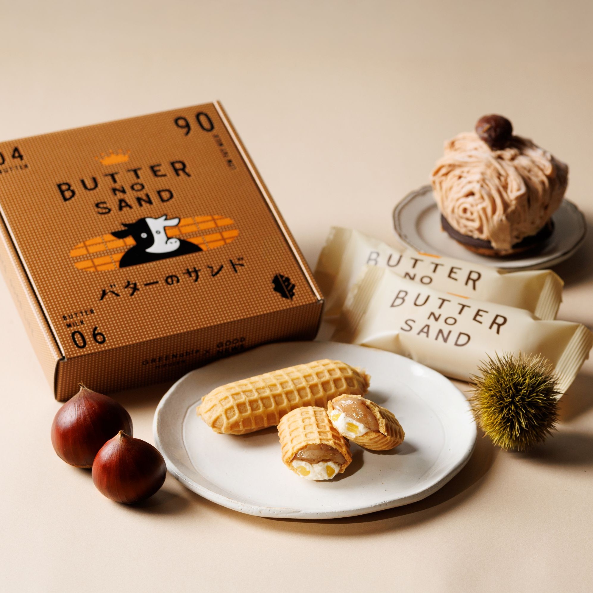 バターのサンド モンブラン 4個入り