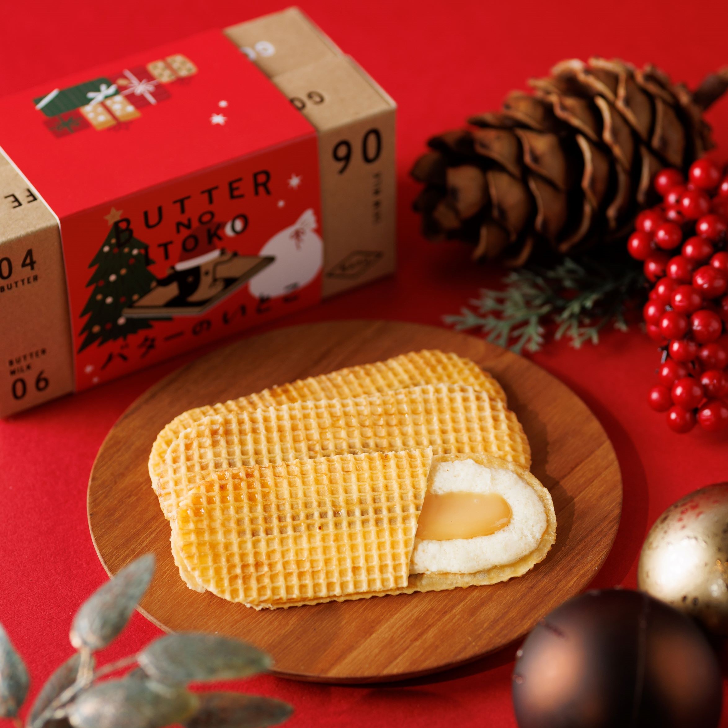 【冬季限定】バターのいとこ クリスマスセット（ミルク味・ホワイトチョコ味）