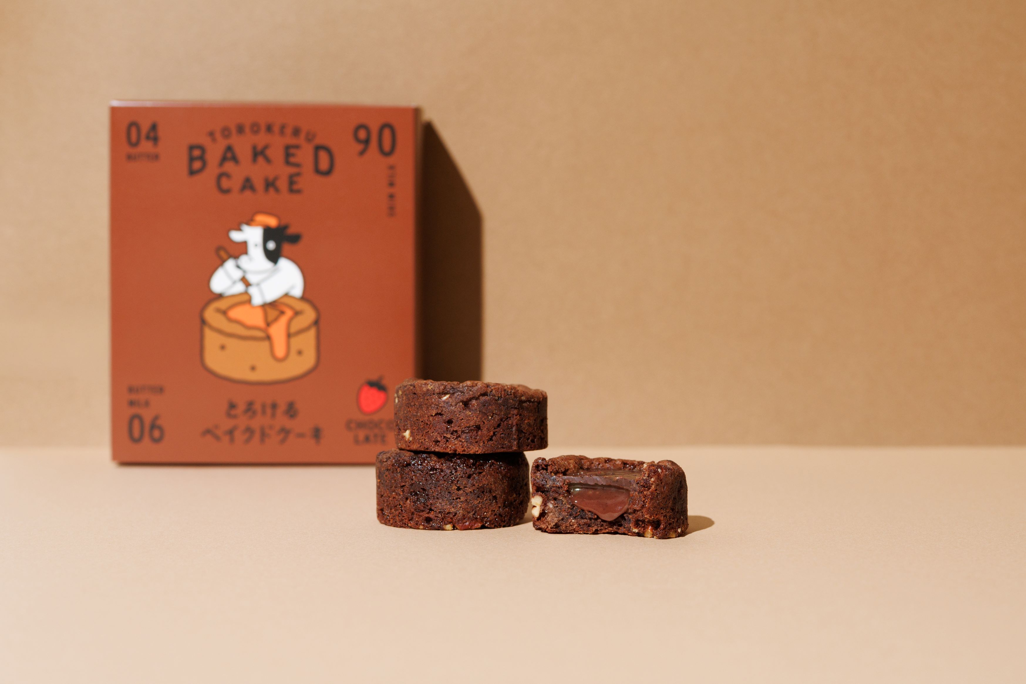 とろけるベイクドケーキ チョコのイメージ