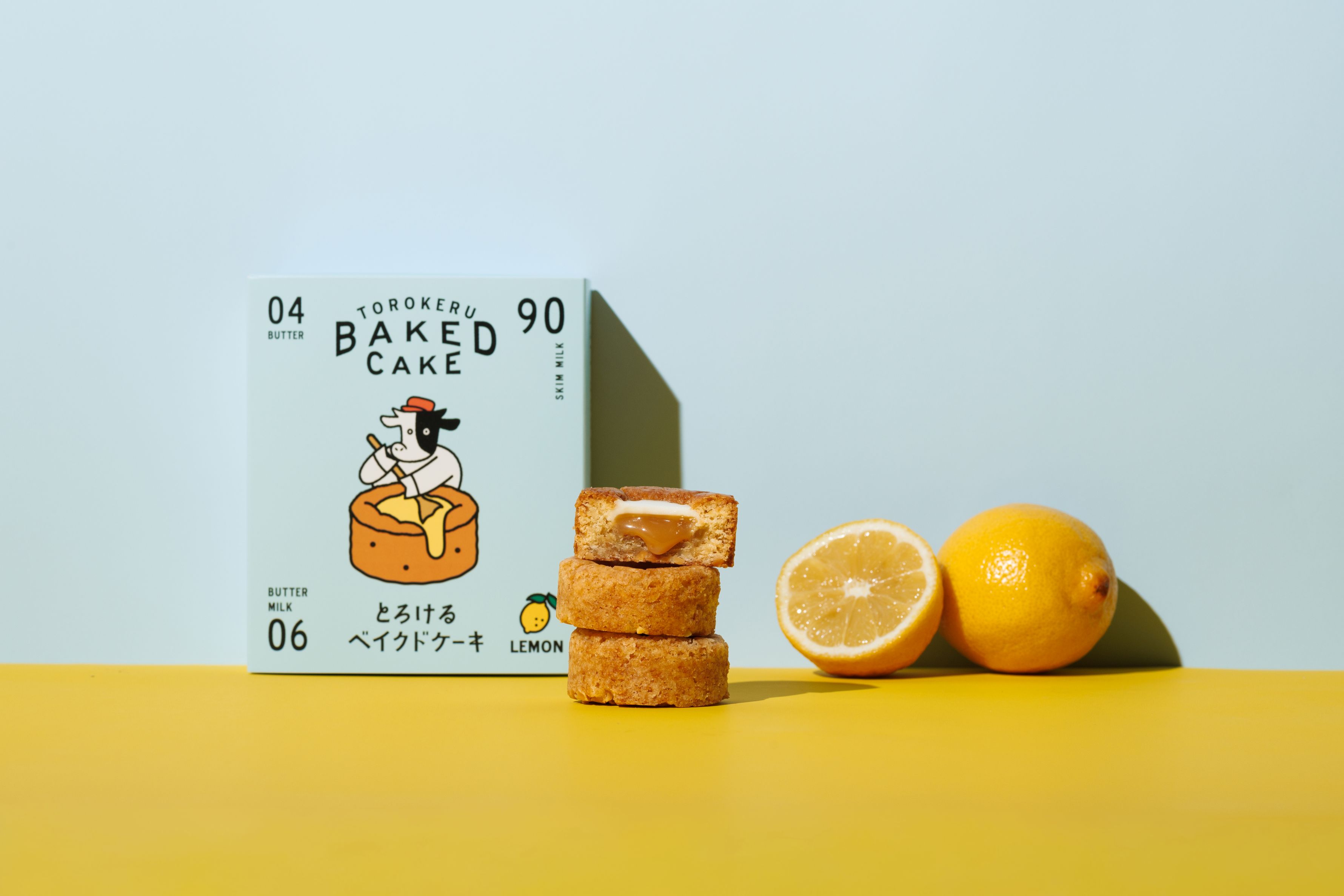 とろけるベイクドケーキ レモンのイメージ