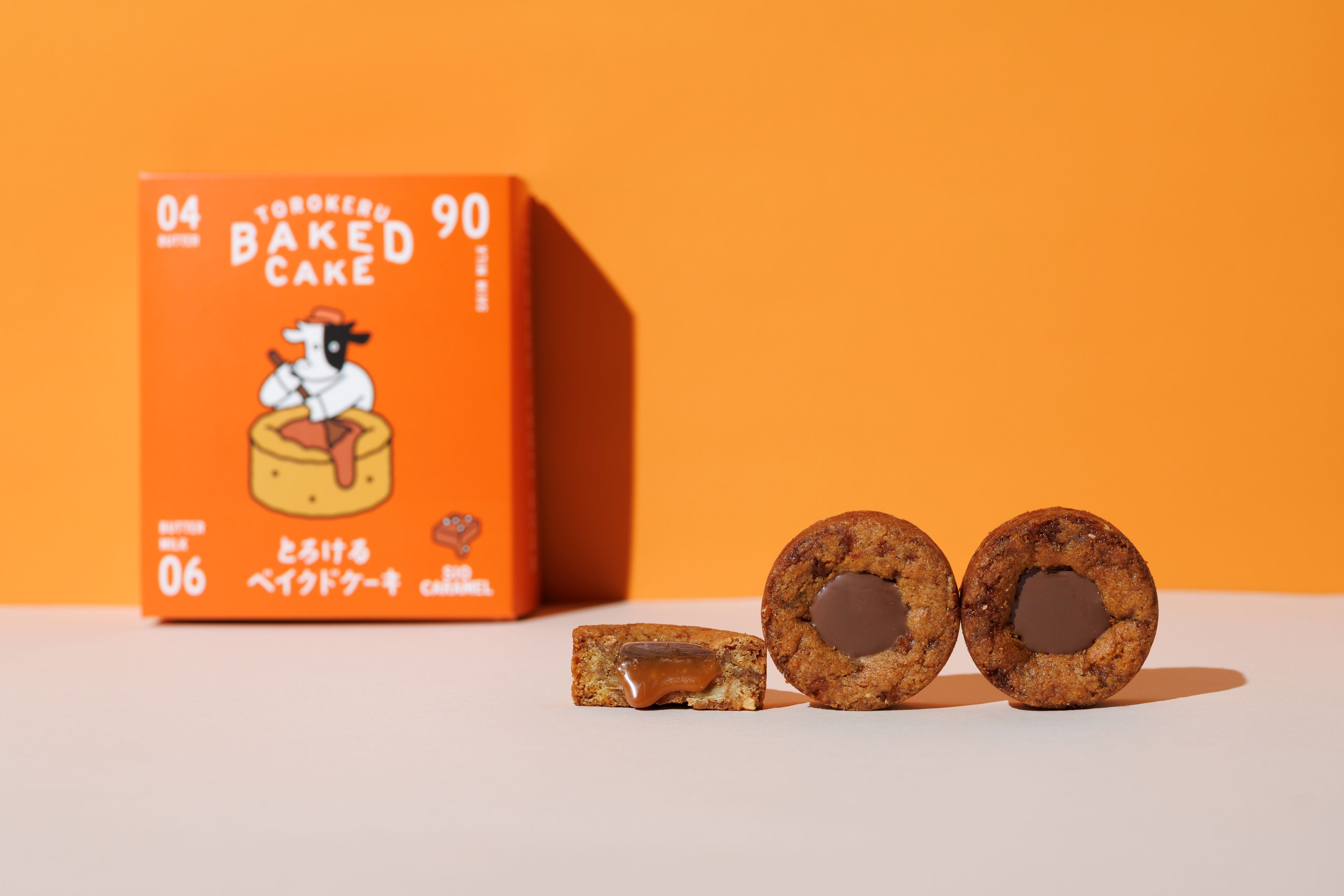 とろけるベイクドケーキ 塩キャラメルのイメージ