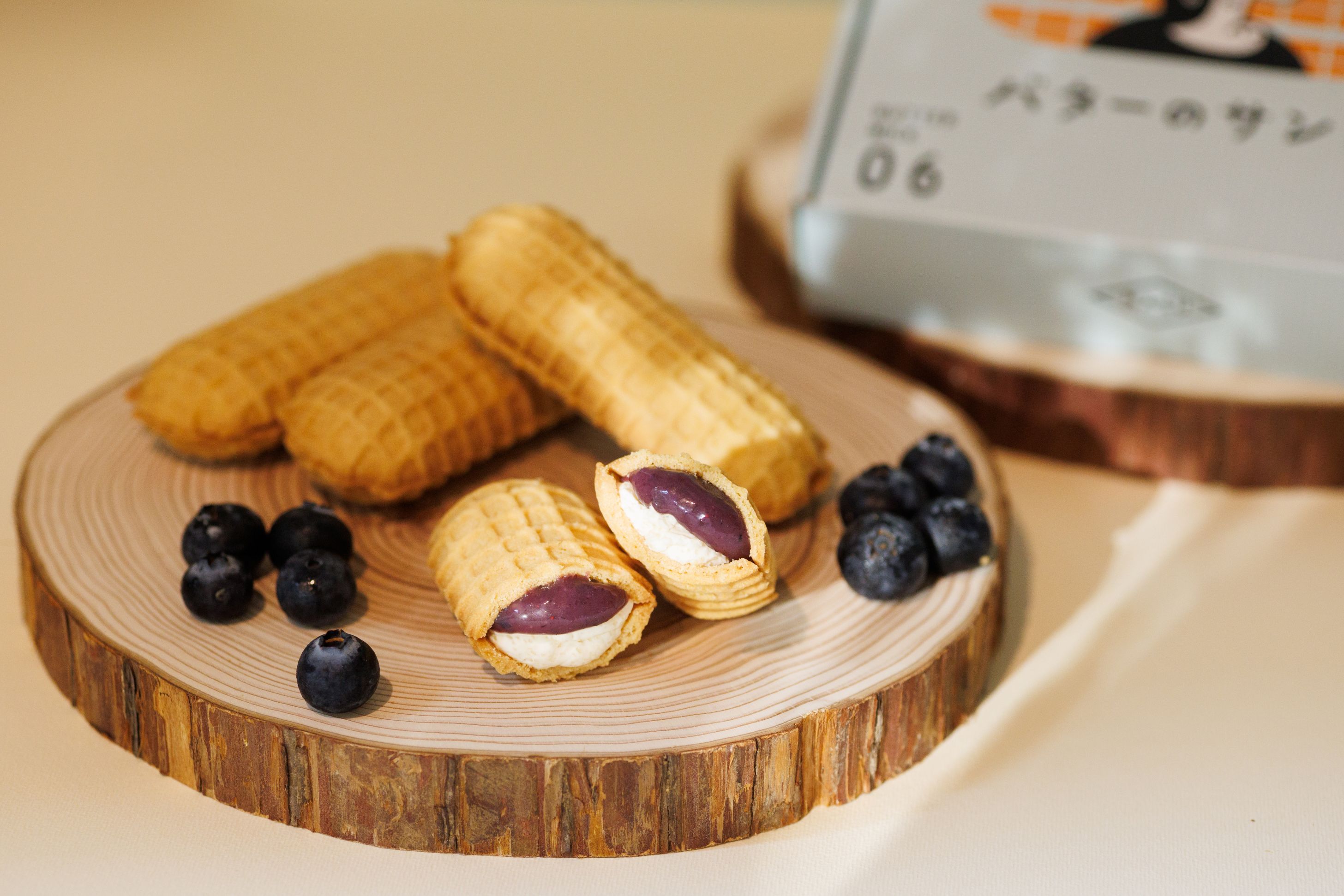 ”バターのサンド　ブルーベリー"