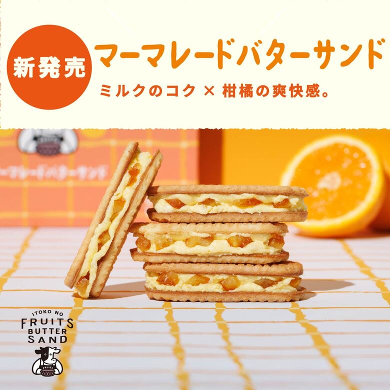 マーマレードバターサンド